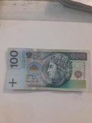 Banknot 100 zł seria FR 1994 bardzo rzadki 