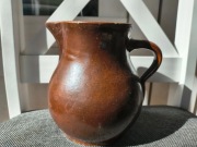 Dzbanek flakon karafka gliniany vintage PRL