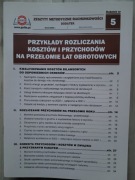 GOFIN przykłady rozliczania kosztów i przychodów na przełomie lat obrotowyc