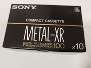 Kasety Sony Metal XR 100 pudełko 10 sztuk 