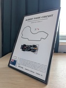 Grafika Albert Park Circuit A4 Formuła F1 szkło