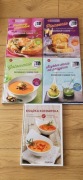 Zestaw 5 szt - Książki kucharskie z robotem kuchennym Monsieur Cuisine Plus