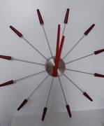 Duży zegar ścienny BORDOWY 