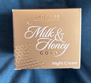 Mleko miód krem na noc