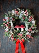 Wyjątkowy wianek świąteczny - Baśniowy Zimowy Las