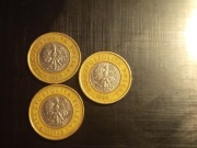Trzy monety 2 złotowe 94-95 rok