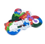 DUŻY DREWNIANE PUZZLE DLA NAJMŁODSZYCH 