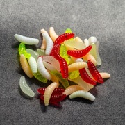 Przynęty Spinningowe 5szt gumowe 2cm na białoryb i nie tylko