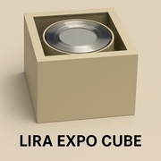 Oprawa świetlna natynkowa firmy LIRA - EXPO QUBE po demontażu