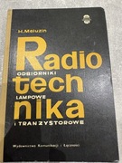 Książka Radiotechnika Odbiorniki Lampowe i Tranzystorowe Meluzin