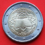 2  Euro  2007 r -  Austria  Traktaty Rzymskie   stan !!!