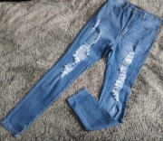 Spodnie jeansowe z dziurami Fashion Nova r. 40 / 42 - nowe