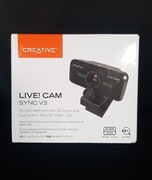 Oryginalna Kamera internetowa CREATIVE Live! Cam Sync V3 2K QHD - NOWA