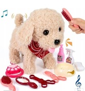 INTERAKTYWNY PIESEK CHODZI SZCZEKA REAGUJE NA DOTYK DLA DZIECI WIEK 3 +