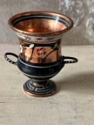 Recznie malowana Grecka urna