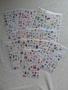 Naklejki 12 arkuszy zestaw na każdy miesiąc do albumów kalendarzy