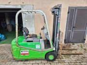wózek widłowy cesab blitz słaba bateria sztapler 