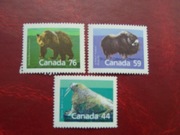 Kanada 1987 MNH Mi. 1118/20 Fauna Zwierzęta