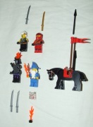 Lego castle ludzik chłopek koń rycerz czarodziej klocki ninja