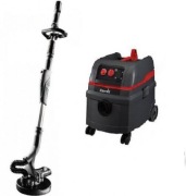 Szlifierka do gipsu plus odkurzacz. Wynajem. 