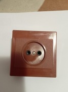 LOFT GNIAZDO BEZ UZIEMIENIA ORYGINAŁ PRL BRĄZOWE A-22 Pt-11D