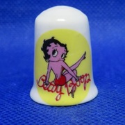 Naparstek Kolekcjonerski Porcelanowy Stoke-On-Trent - Betty Boop
