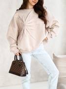 BLUZA DRESOWA DAMSKA KWIAT 3D NOWOŚĆ POLSKA MARKA 