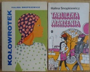 Zestaw 2 książek Halina Snopkiewicz  Kołowrotek - Tabliczka marzenia