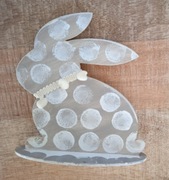 Zając stojący - decoupage