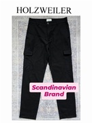 Holzweiler Harold bojówki czarne M norweskie spodnie 31