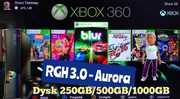 Xbox 360 RGH + Kinect + Pad+Dysk250- Przerobiony