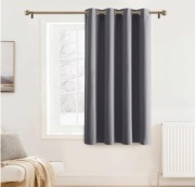 PONY DANCE termiczna zasłona zaciemniająca 180 x 140 1 szt ciemny szary