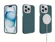 iPhone 14pro Max Back Cover Green TPU+PC, Anti-Slip