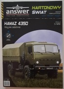 Model kartonowy Kamaz 4350