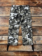 Brandit spodnie męskie bojówki rozmiar XXL moro vintage militarne bawełna