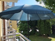 PARASOL Ogrodowy Plażowy Balkonowy ŁAMANY Śred.Czaszy 2m 10szprych Stan BDB