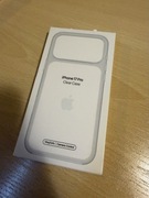 Apple Silicone Case iPhone 17 Pro Black Crystal, oryginalne MagSafe.