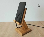 Stojak podstawka na telefon tablet e-book z drewna dębowy Olej v1.8 D