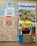 Zestaw kolorowanki i kredki