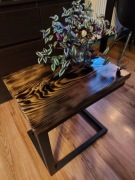 Stolik kawowy (stare palone drewno)