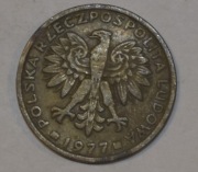Moneta 2 zł 1977 rok . Nie czyszczona.