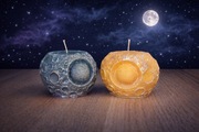 świeca księżyc, prezent na walentynki dzień kobiet dzień matki