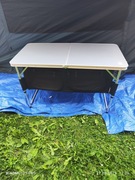 Stół kempingowy składany ze schowkami 