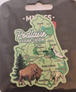 Magnes na lodówkę PODLASIE Kraina Żubra Plutycze Supraśl Tykocin(42) 