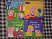 Peppa Pig - cztery książki w jęz. angielskim.