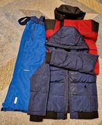 Zestaw kurtka + spodnie narciarskie, kombinezon narciarski rozmiar 128