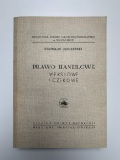 Prawo handlowe wekslowe i czekowe Janczewski