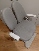 Fotel - Krzesło do biurka szare regulowane dziecko