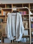 Szary kardigan oversize River Island M