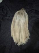 Topper blond – włosy naturalne 40 cm – Hair Lux